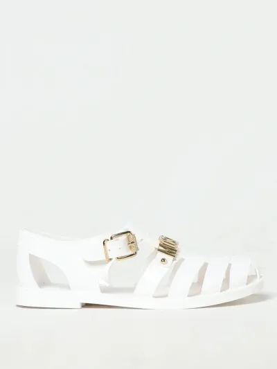 Moschino Couture Flat Sandals  Woman Color White