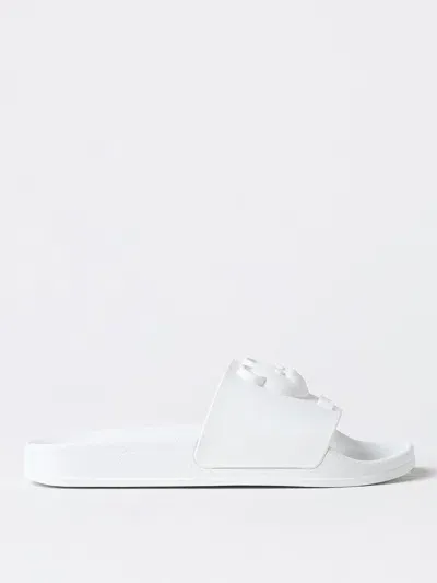 Moschino Couture Flat Sandals  Woman Color White In Weiss