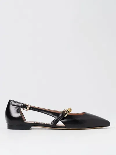 Moschino Couture Flat Shoes  Woman Color Black In Schwarz