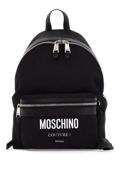 Moschino Couture Nylon Backpack For Everyday