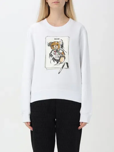 Moschino Couture Sweatshirt  Woman Color White In Weiss