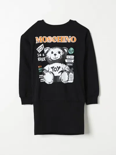 Moschino Dress  Kids Color Black In Schwarz