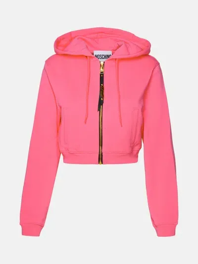 Moschino Fuchsia Cotton Sweatshirt