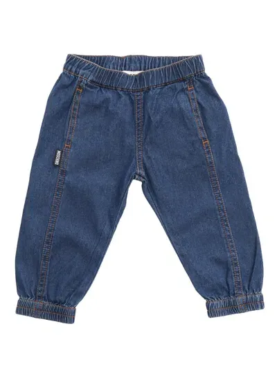 Moschino Kid Blue Denim Balloon Jeans