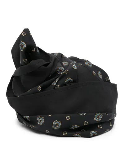 Moschino Knot-detail Hat In Black