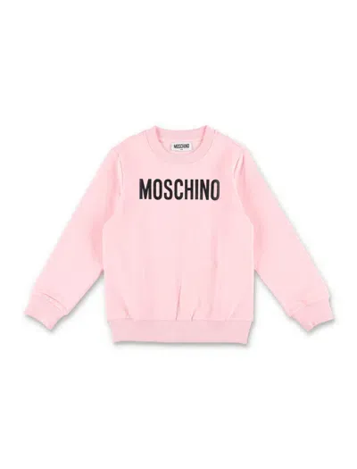 Moschino Kids' Logo Sweatshirt In Pink