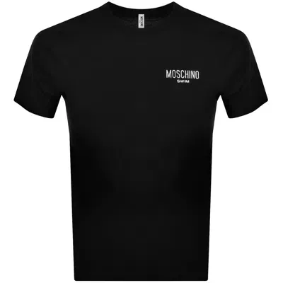 Moschino Logo T Shirt Black