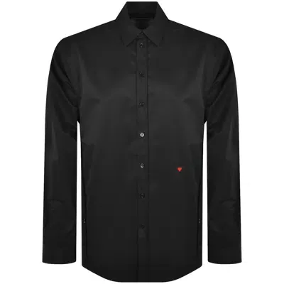 Moschino Long Sleeve Poplin Shirt Black