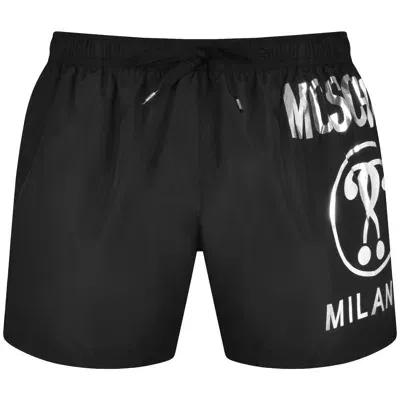 Moschino Milano Logo Swim Shorts Black