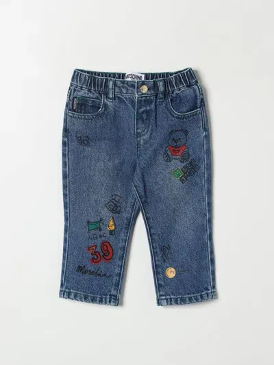 Moschino Babies' Pants  Kids Color Blue In Blau