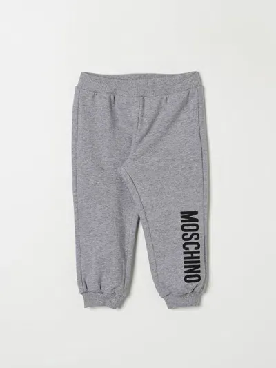 Moschino Babies' Pants  Kids Color Grey In Grau