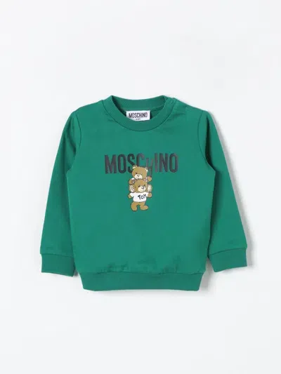 Moschino Babies' Sweater  Kids Color Green In Grün