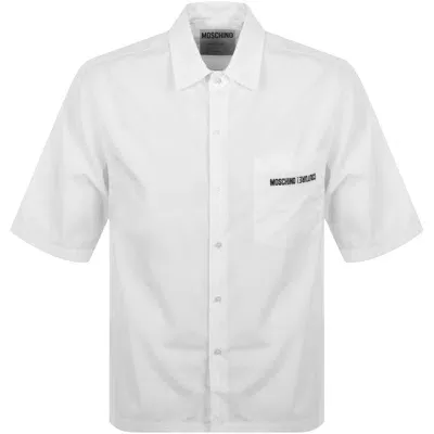 Moschino Short Sleeve Poplin Shirt White