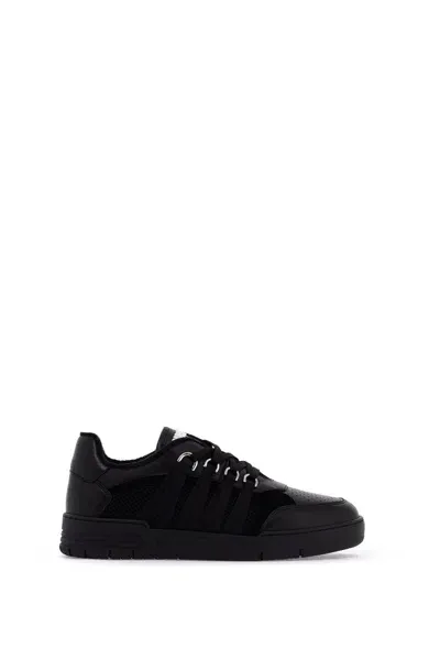 Moschino Streetball Sneakers In Black