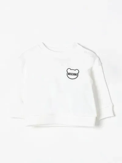 Moschino Babies' Sweater  Kids Color White In Weiss