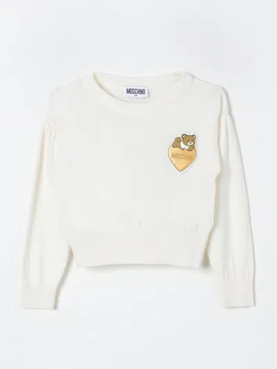 Moschino Sweater  Kids Color Yellow Cream