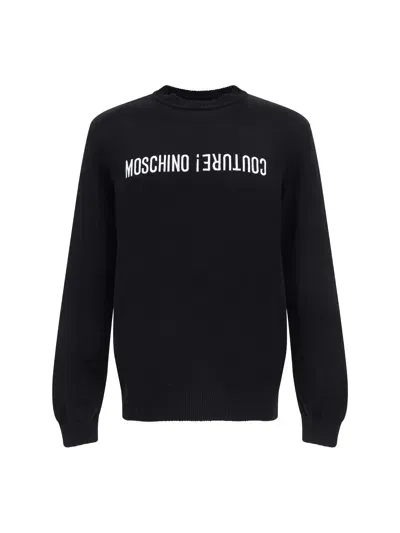 Moschino Sweatshirt In Black