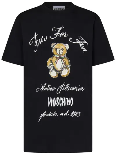 Moschino T-shirt In Black