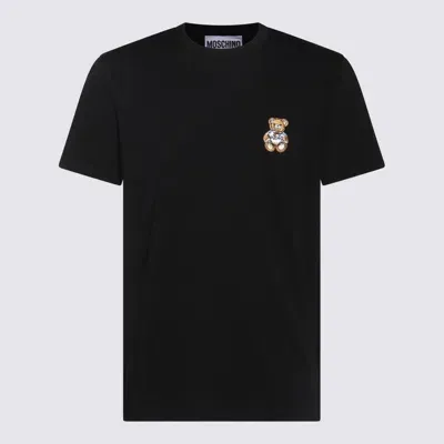 Moschino T-shirt E Polo Nero In Black