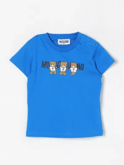 Moschino Babies' T-shirt  Kinder Farbe Hellblau