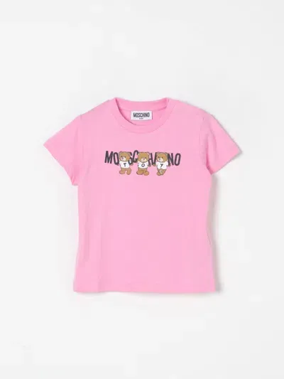 Moschino Babies' T-shirt  Kids Color Pink