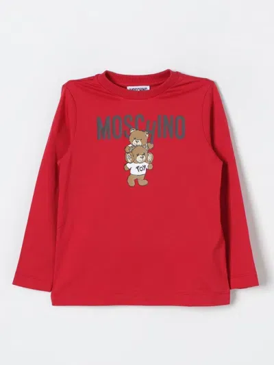 Moschino Kids' T-shirt  Kinder Farbe Rot