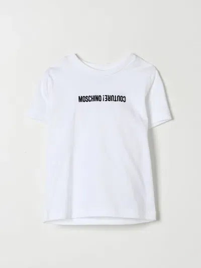 Moschino T-shirt  Kids Color White In Weiss