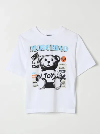 Moschino T-shirt  Kids Color White In Weiss