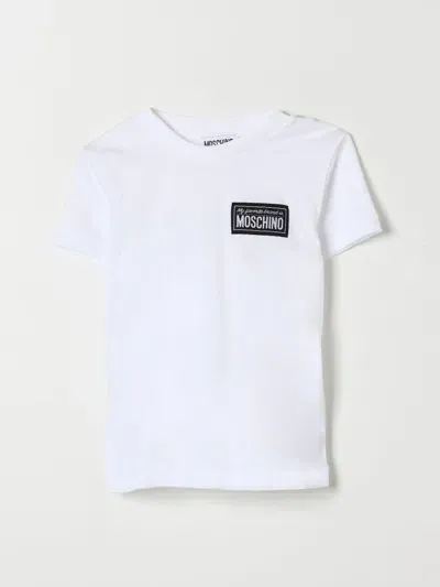 Moschino T-shirt  Kids Color White In Weiss