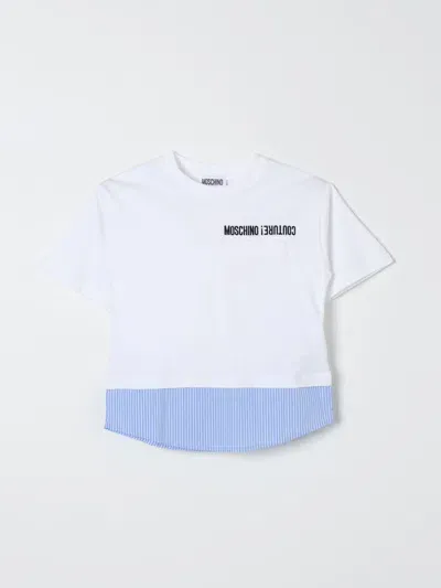 Moschino T-shirt  Kinder Farbe Weiss