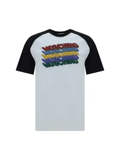 Moschino T-shirt In Multi/white