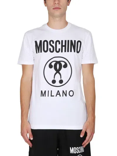 Moschino T-shirt With Logo In White