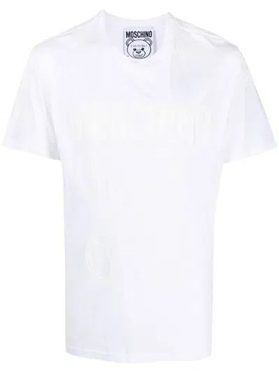 Moschino T-shirts And Polos In White