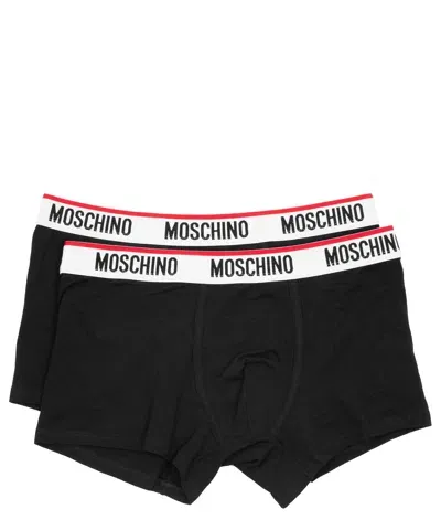 Moschino Underwear 2 Pack Boxer In Black