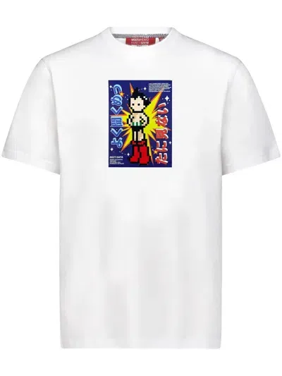 Mostly Heard Rarely Seen 8-bit Astro Cover Cotton T-shirt In 白色