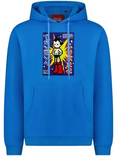 Mostly Heard Rarely Seen 8-bit Astro Cover Hoodie In 蓝色