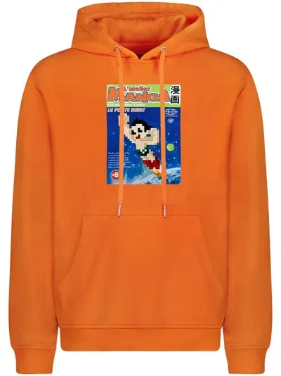 Mostly Heard Rarely Seen 8-bit Astro Manga Hoodie In 橘色