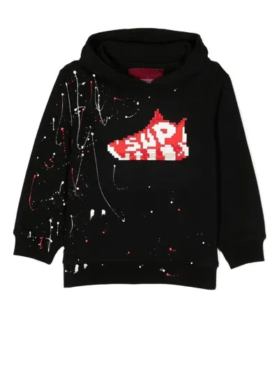 Mostly Heard Rarely Seen 8-bit Mini Hype Air Hoodie In Schwarz