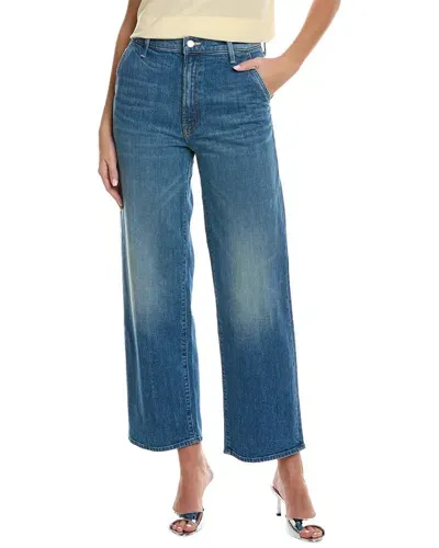 Mother High Waisted Spinner Prep Skimp Flashback Jeans In Blue