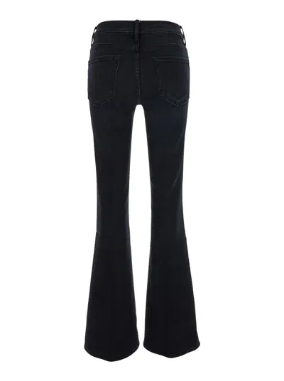 Mother Flared Stretch Denim Jeans In Lavado Oscuro