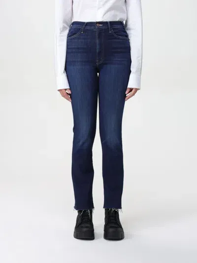 Mother Jeans  Woman Color Blue In Blau