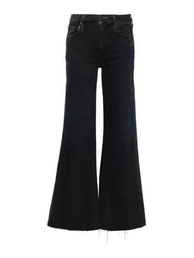 Mother Jeans Roller Fray In Negro