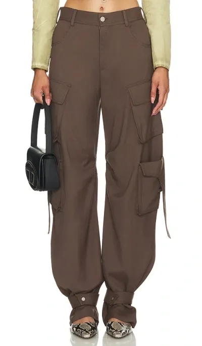 Mother Of All Rae Cargo Pants In 브라운