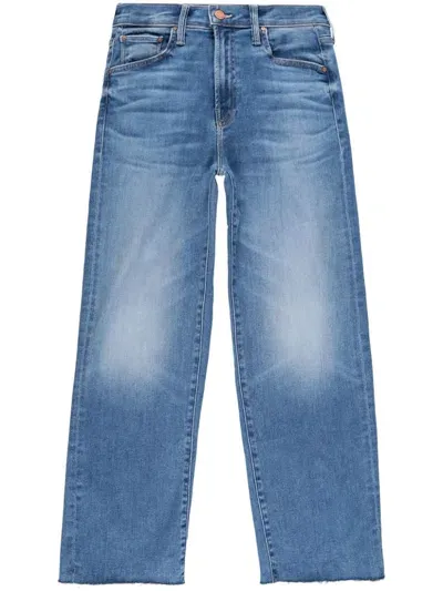 Mother Rambler Jeans In Blue