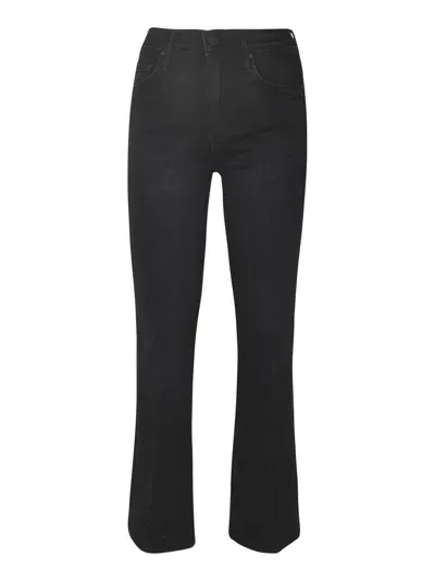 Mother Skinny Fit Buttoned Jeans  In Black