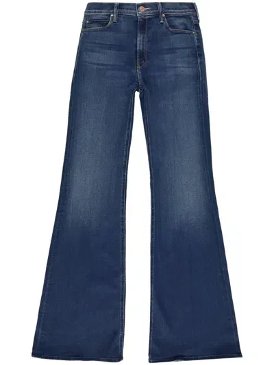 Mother The Doozy Flared Jeans In Blue