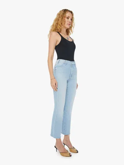 Mother The Hustler Ankle Fray Lost Art Jeans In Blue