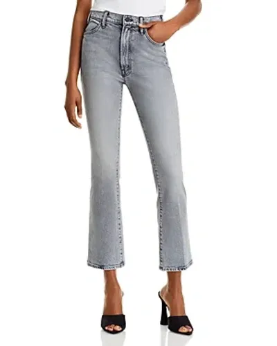 Mother The Hustler High Rise Ankle Jeans In Drawing A Blank In Multi