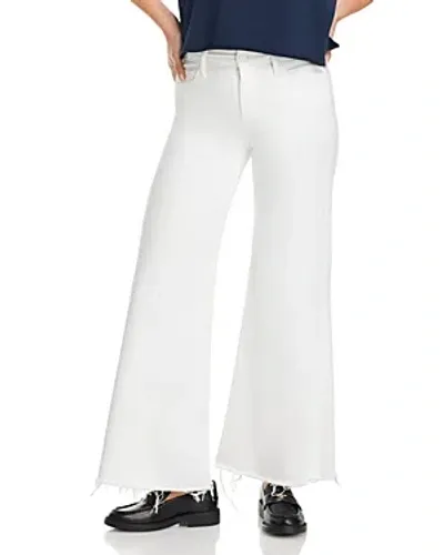 Mother The Lil' Roller Fray Petites High Rise Wide Leg Jeans In Fairest Of Them All