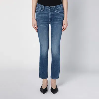 Mother The Mid Rise Dazzler Ankle Denim Jeans In Blue